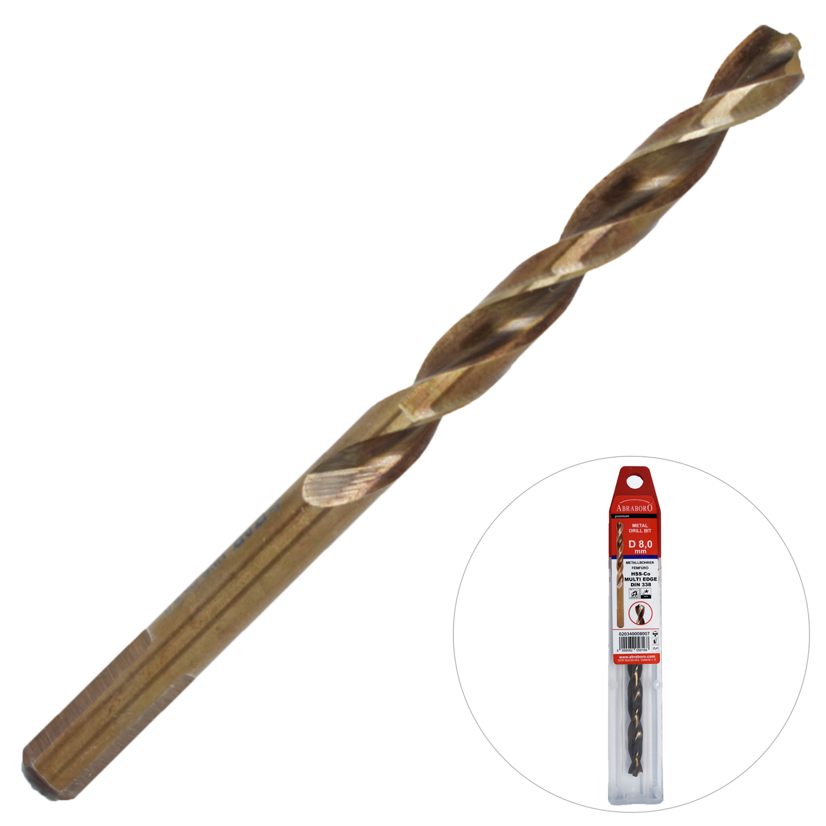 Abraboro 11 x 142 / 94 HSS-Co MULTI-EDGE fémfúró termék fő termékképe