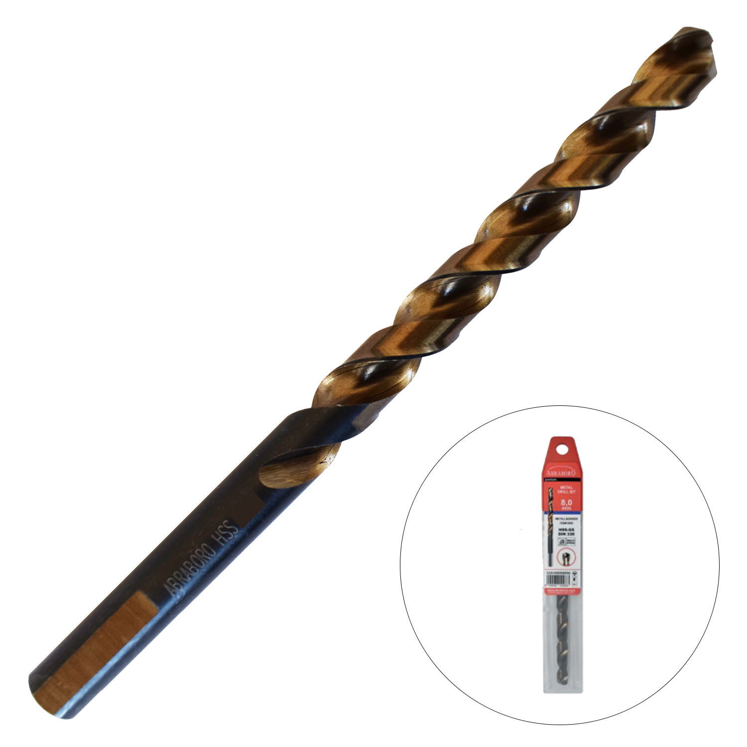 Abraboro 8.5 x 117 / 75 mm MULTISPEED HSS-GS fémfúró háromszög szárral, EV-Pack termék fő termékképe