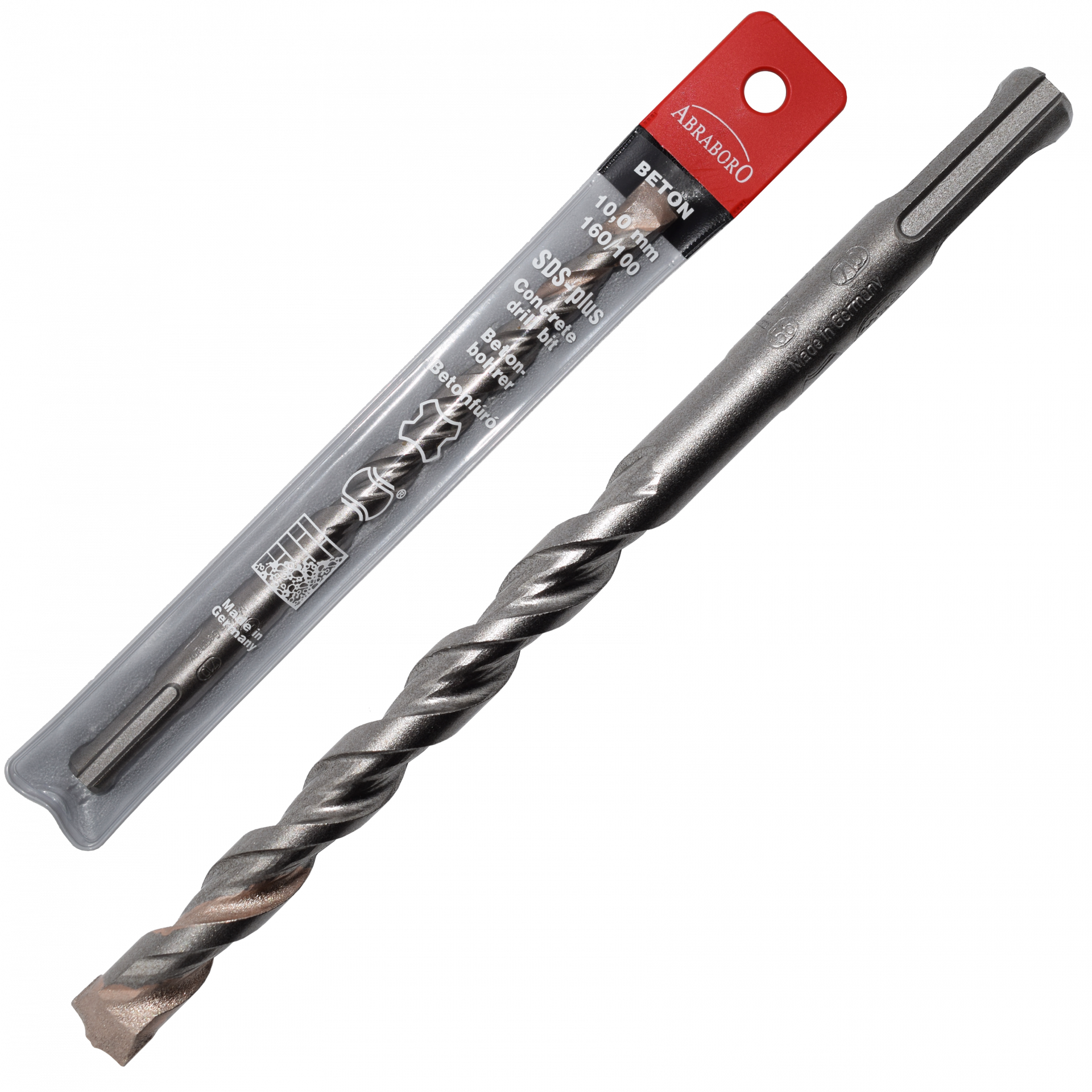 Abraboro 10 x 1400 / 1350 mm SDS-plus TWIXX betonfúró műanyag tasakban termék fő termékképe