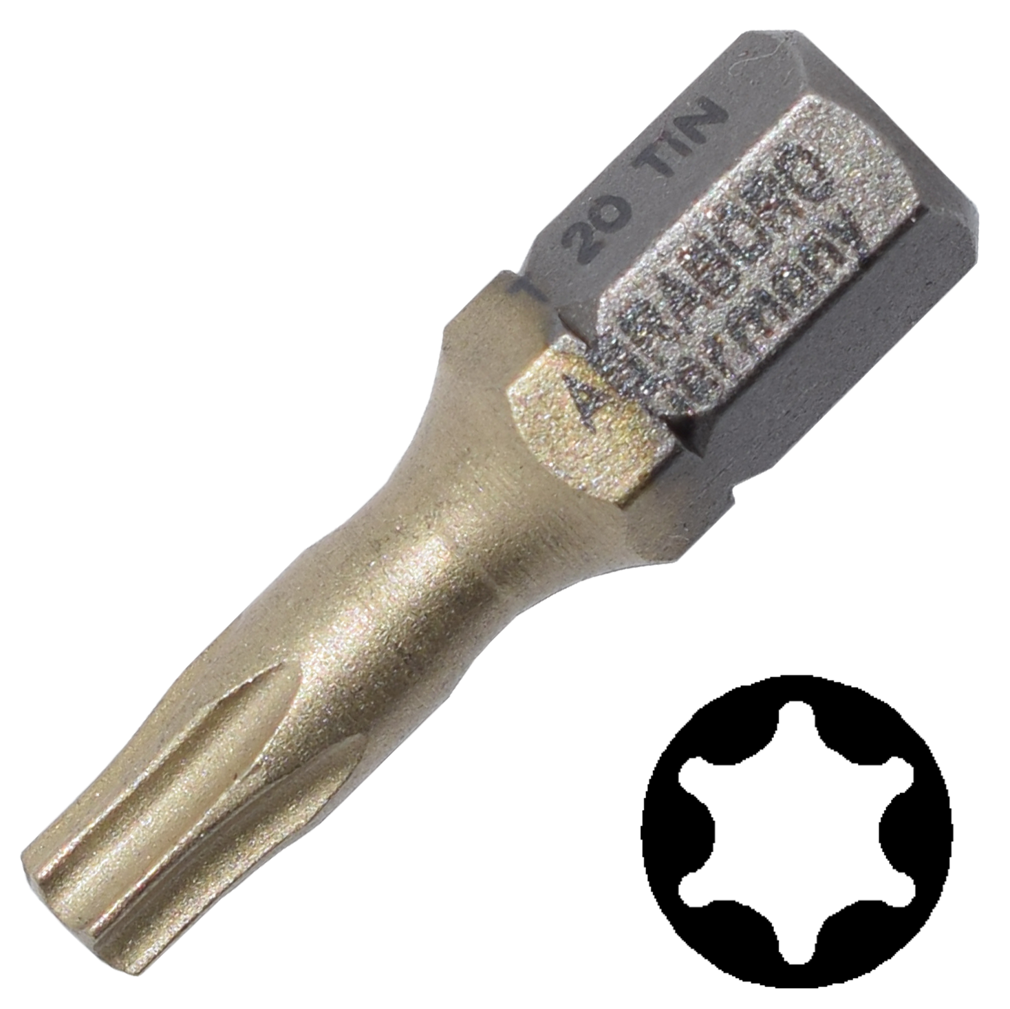 Abraboro T 40 x 25 mm Torx SUPRA-TIN bit, 10 db/csomag termék fő termékképe