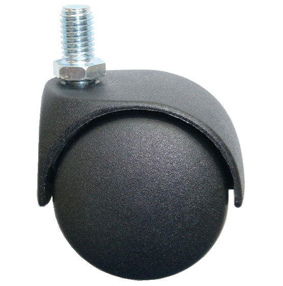 69-58-50 M10 menetes csatlakozású bútorgörgő Ø50 mm, kemény termék fő termékképe