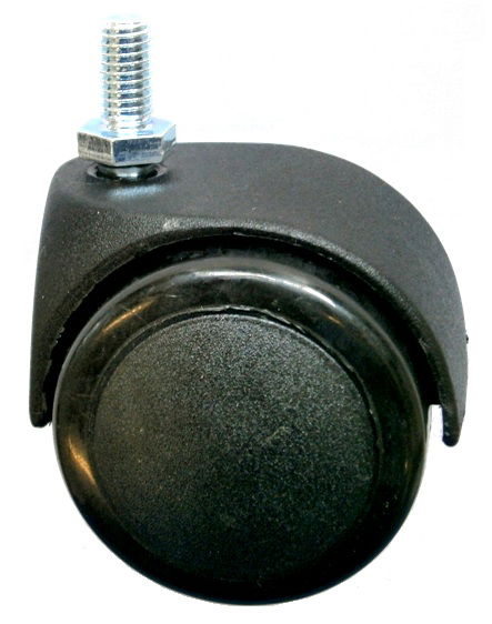 68-59-50 M8 menetes csatlakozású bútorgörgő Ø50 mm, puha termék fő termékképe