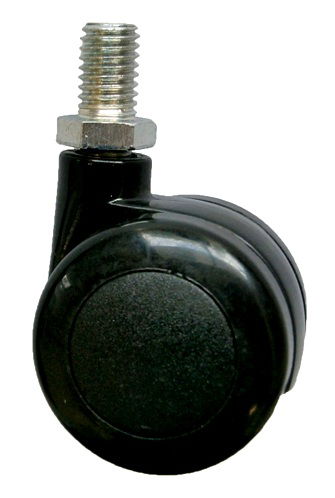 68-58-40 M8 menetes csatlakozású bútorgörgő Ø40 mm, kemény termék fő termékképe