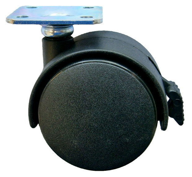 66-58-50 (fékes) nagy teherbírású bútorgörgő Ø50 mm, fékes termék fő termékképe