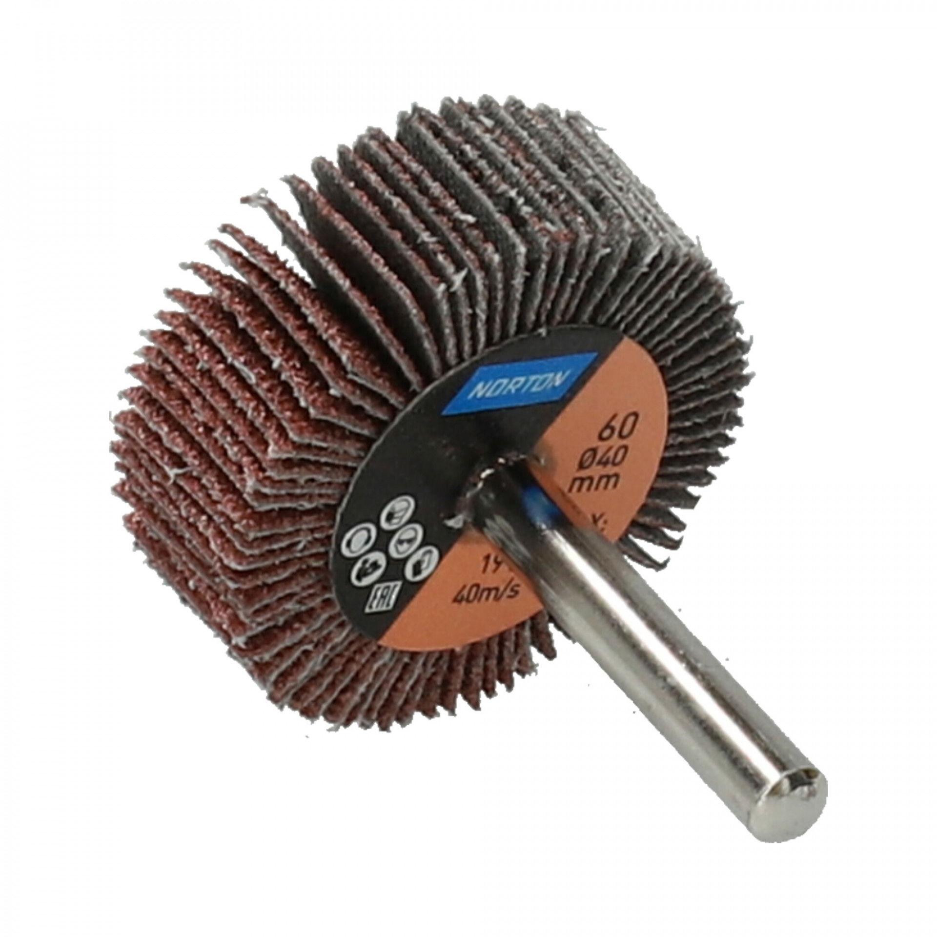 Norton Metal R207Plus csapos lamellás csiszolókorong Ø40x15x6mm P60, 10 db/csomag termék fő termékképe