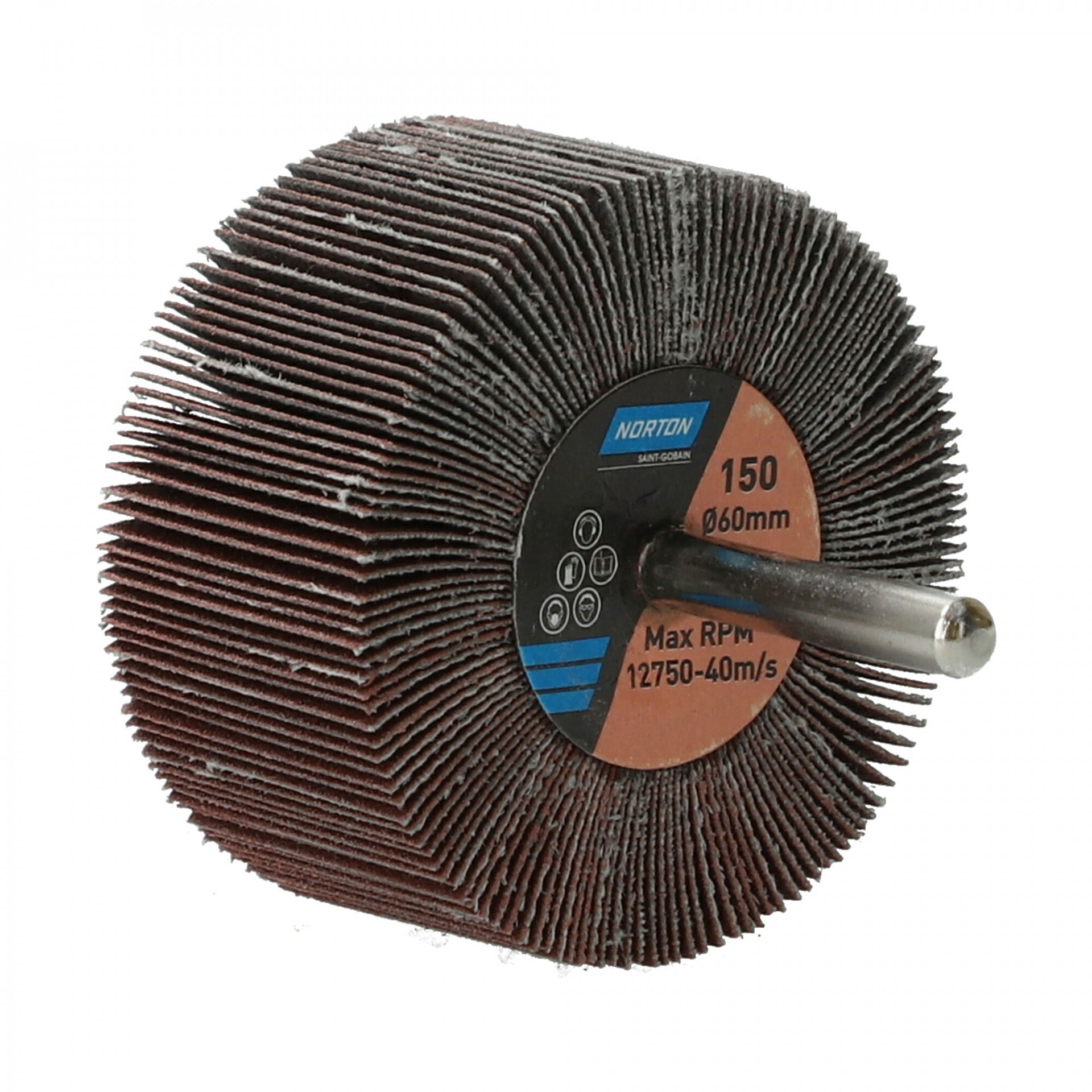 Norton Metal R207Plus csapos lamellás csiszolókorong Ø60x30x6mm P150, 10 db/csomag termék fő termékképe