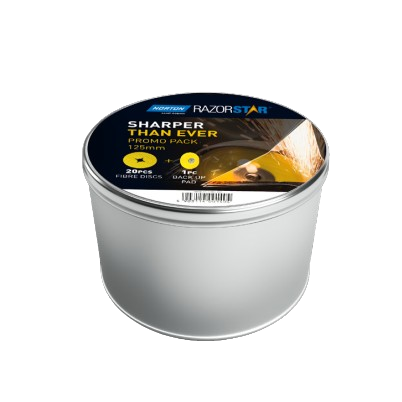 Norton Razorstar® F990S fíbertárcsa készlet Ø125x22 mm P36 20 db + Ø125xM14 felfogó termék fő termékképe