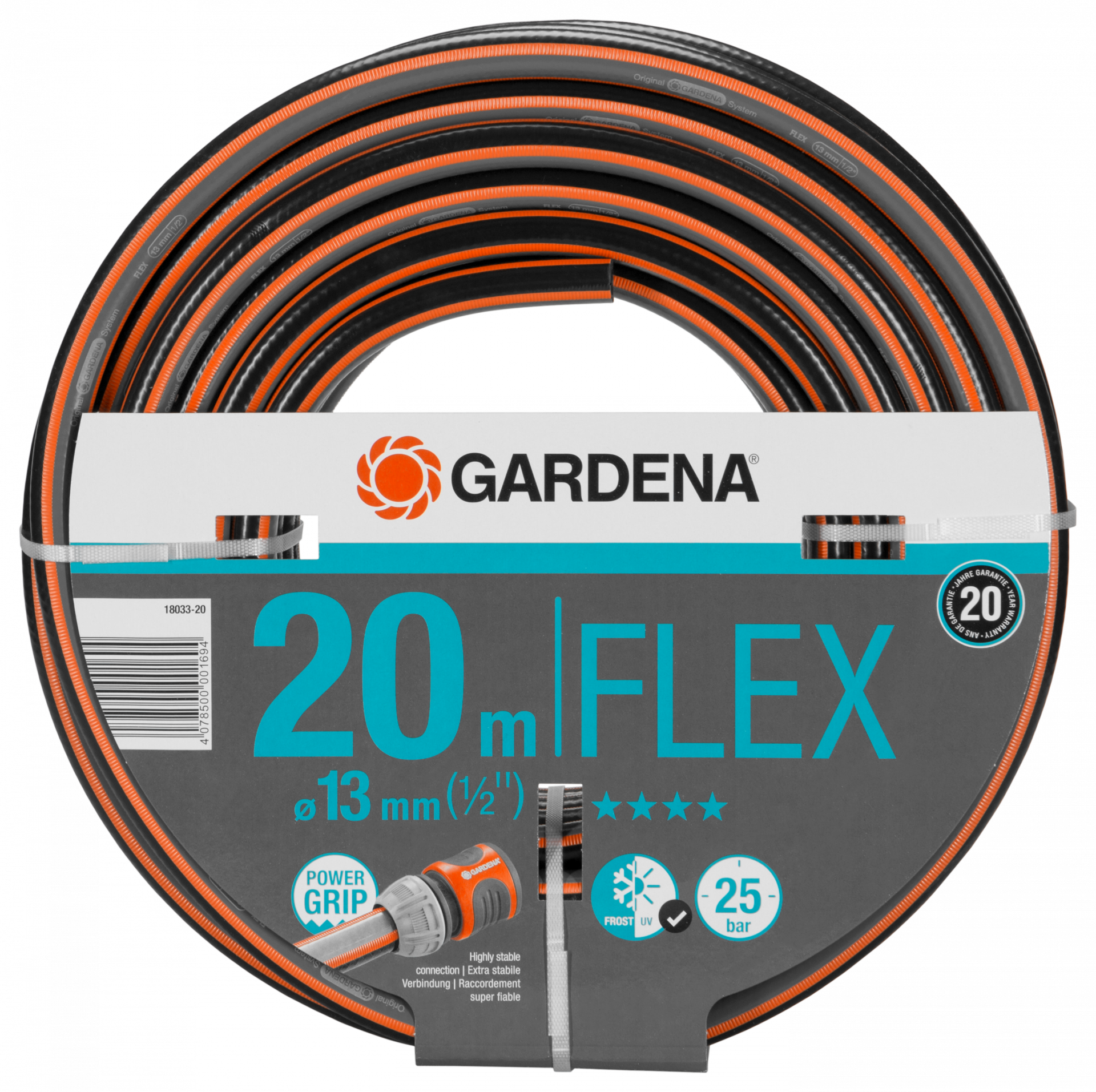 Gardena Comfort FLEX tömlő, 13 mm (1/2"), 25 bar, 20 m/tekercs termék fő termékképe