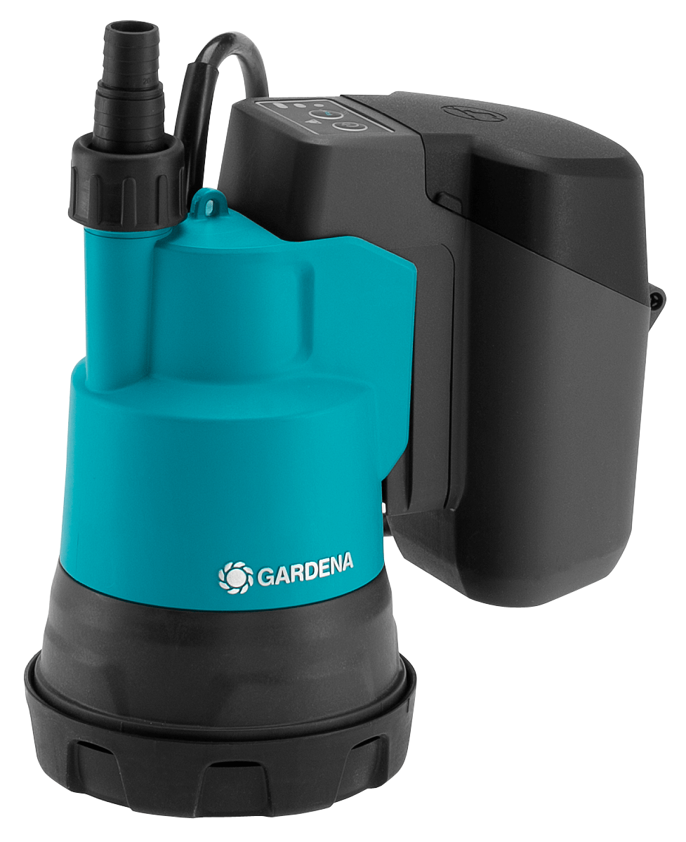 Gardena 2000/2 akkumulátoros merülőszivattyú tiszta vízhez (1 x 2.5 Ah Li-ion akkuval) termék fő termékképe