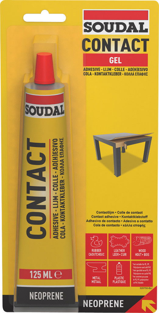 Soudal 46A - Tixotróp kontakt ragasztó, 125 ml termék fő termékképe