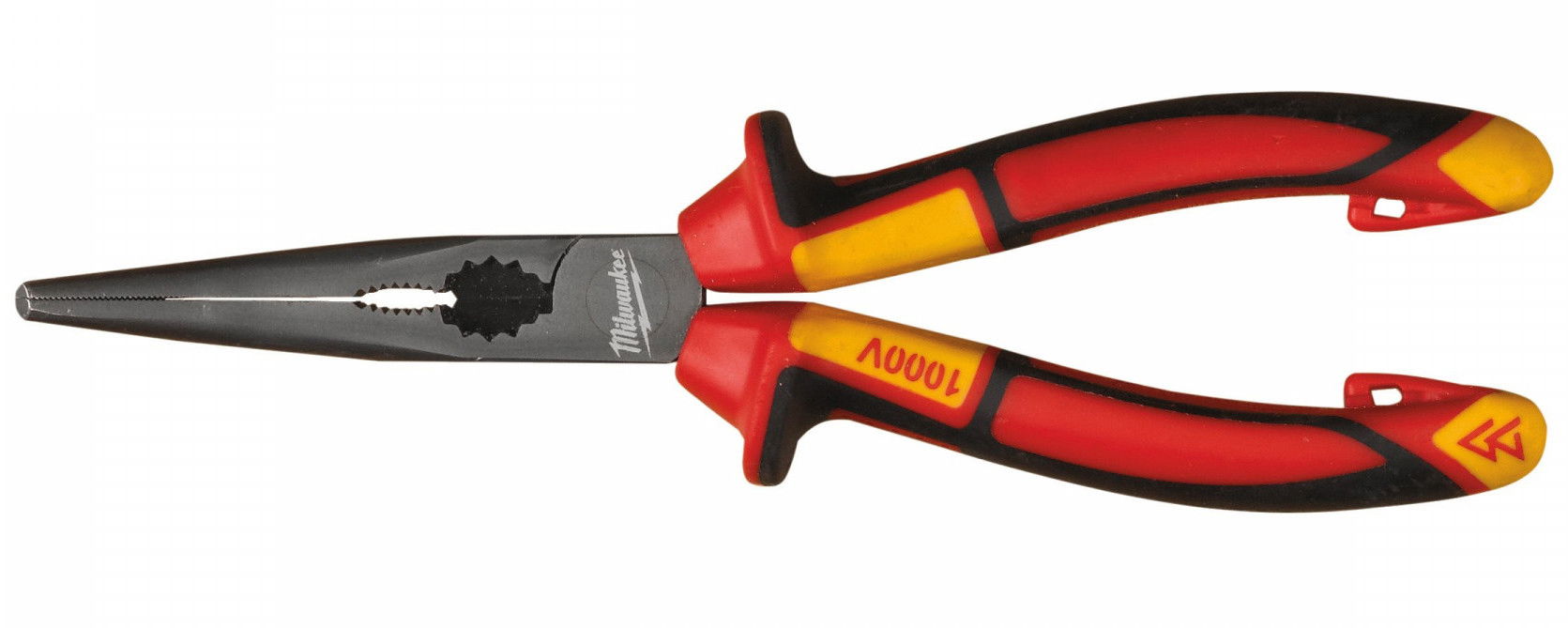 Milwaukee VDE szigetelt 45°-ban hajlított félkerekcsőrű fogó, 205 mm termék fő termékképe