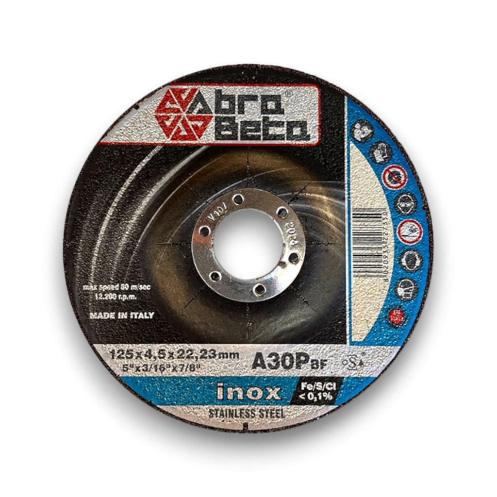 AbraBeta A30P acél/inox 125x4,5x22,23 25db/csomag termék fő termékképe