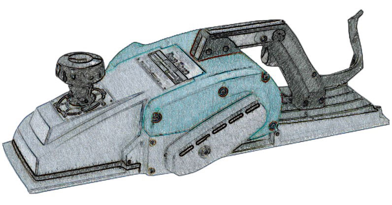 Demotech KTU 54323 álózati ácsgyalu, 45665BER termék fő termékképe