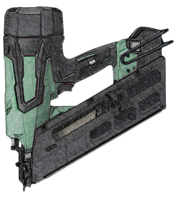 Demotech D-UZ7T 18 V akkus szögbelövő, 711115BER termék fő termékképe