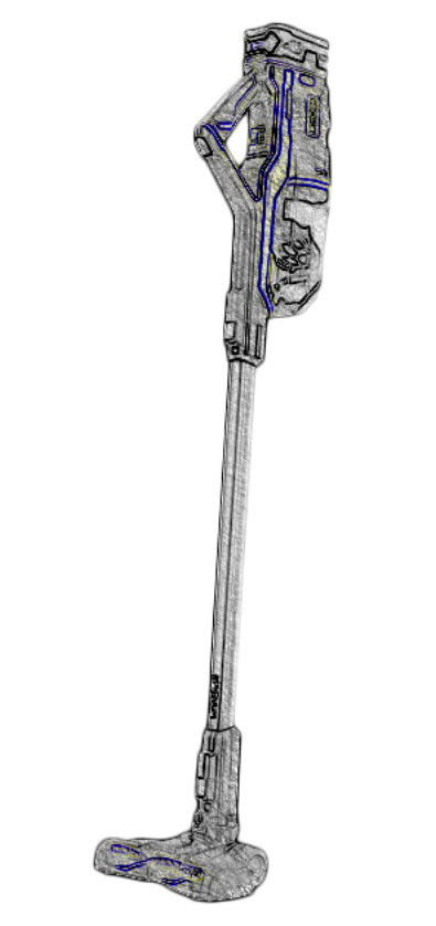 Demotech HH55-T 18 V akkus függőleges porszívó, 71223BER termék fő termékképe