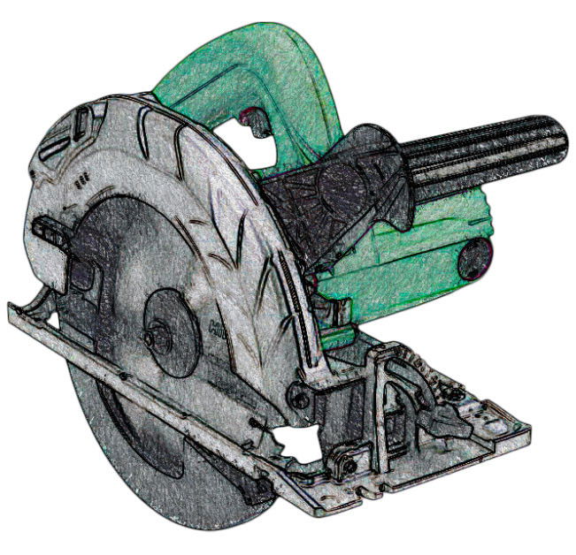 Demotech GU-987 hálózati körfűrész, 35667BER termék fő termékképe