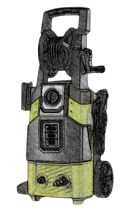 Demotech VI-23 hálózati magasnyomású mosó, 22991BER termék fő termékképe