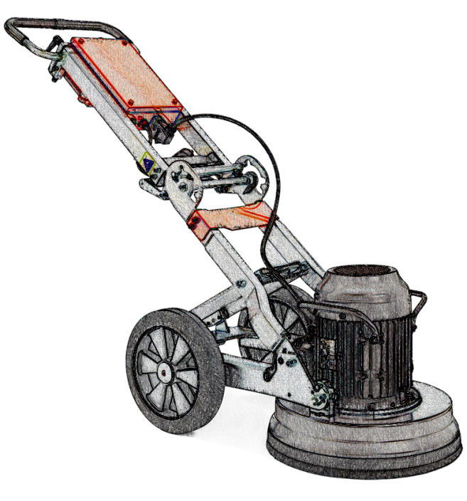 Demotech Z-876 hálózati padlócsiszoló, 33112BER termék fő termékképe