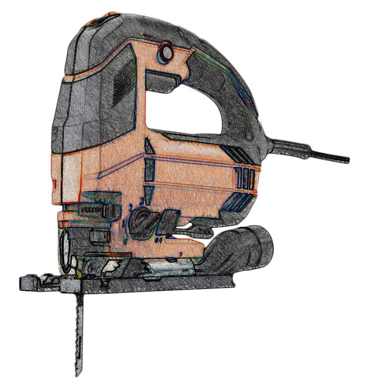 Demotech GHU-1 hálózati szúrófűrész, 19221BER termék fő termékképe