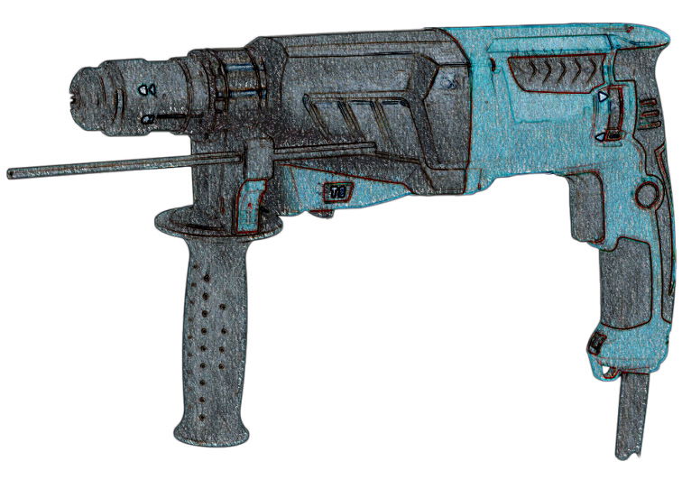 Demotech K-548 SDS-plus fúró-vésőkalapács, 12012BER termék fő termékképe