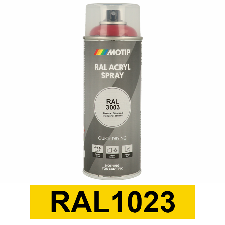 Motip Ipari festék spray, RAL1023, 400 ml termék fő termékképe