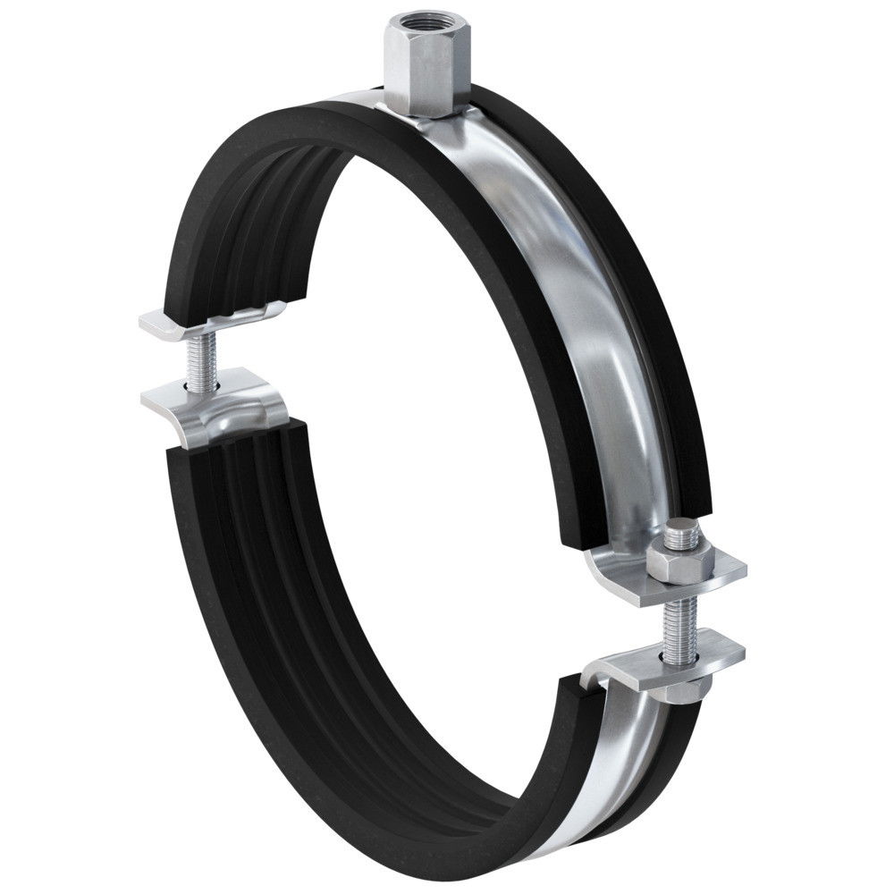 Fischer FRSM 138-145 M10/M12 masszív kétrészes gumibetétes bilincs, 20 db/csomag termék fő termékképe