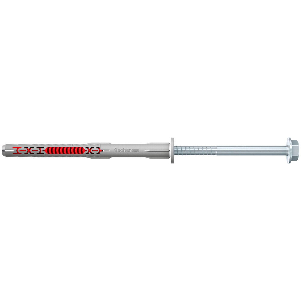 Fischer DuoXpand 10x140 FUS rögzítődübel cinkkel galvanizált acél, hatlapfejű csavarral, 50 db/csomag termék fő termékképe