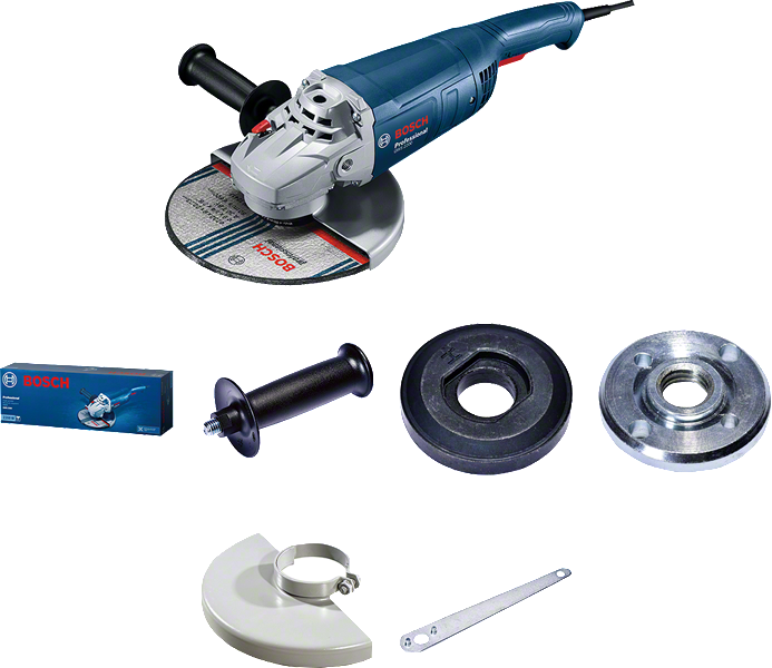 Bosch GWS 2200 sarokcsiszoló reteszelhető kapcsolóval (230 mm) termék fő termékképe