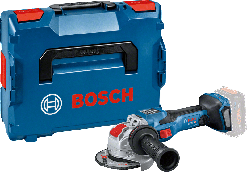 Bosch GWX 18V-15 SC BITURBO X-LOCK akkus sarokcsiszoló (akku és töltő nélkül, L-BOXX-ban) termék fő termékképe