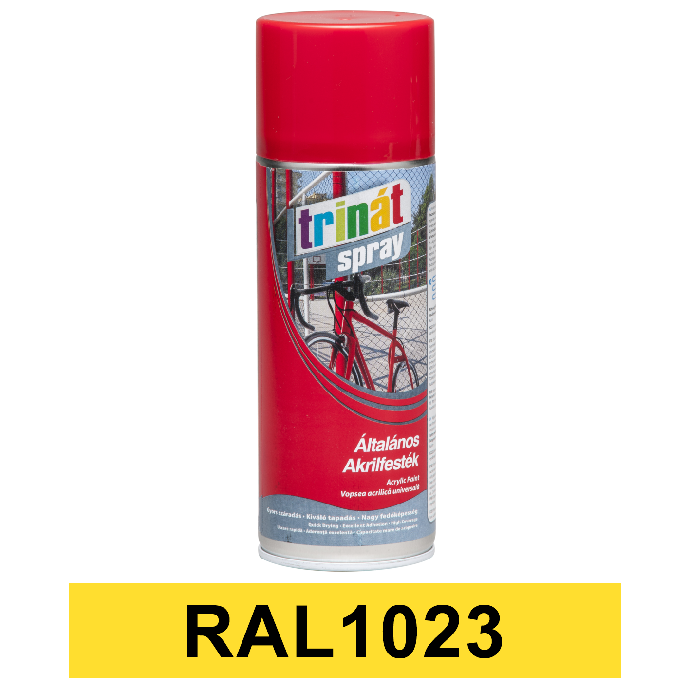 Trinát Általános akrilfesték spray, RAL1023, 400 ml termék fő termékképe